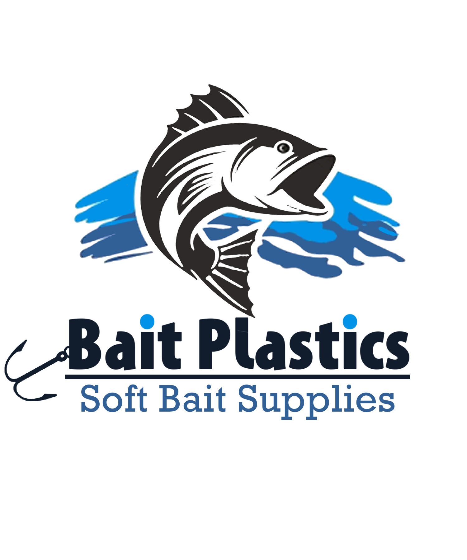 Soft Plastic Bait Mold, 8 Inch Ribbed Swimbait, Plastisol , USA